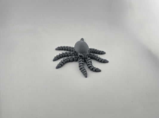 Skeleton Octopus - No Hands 3d