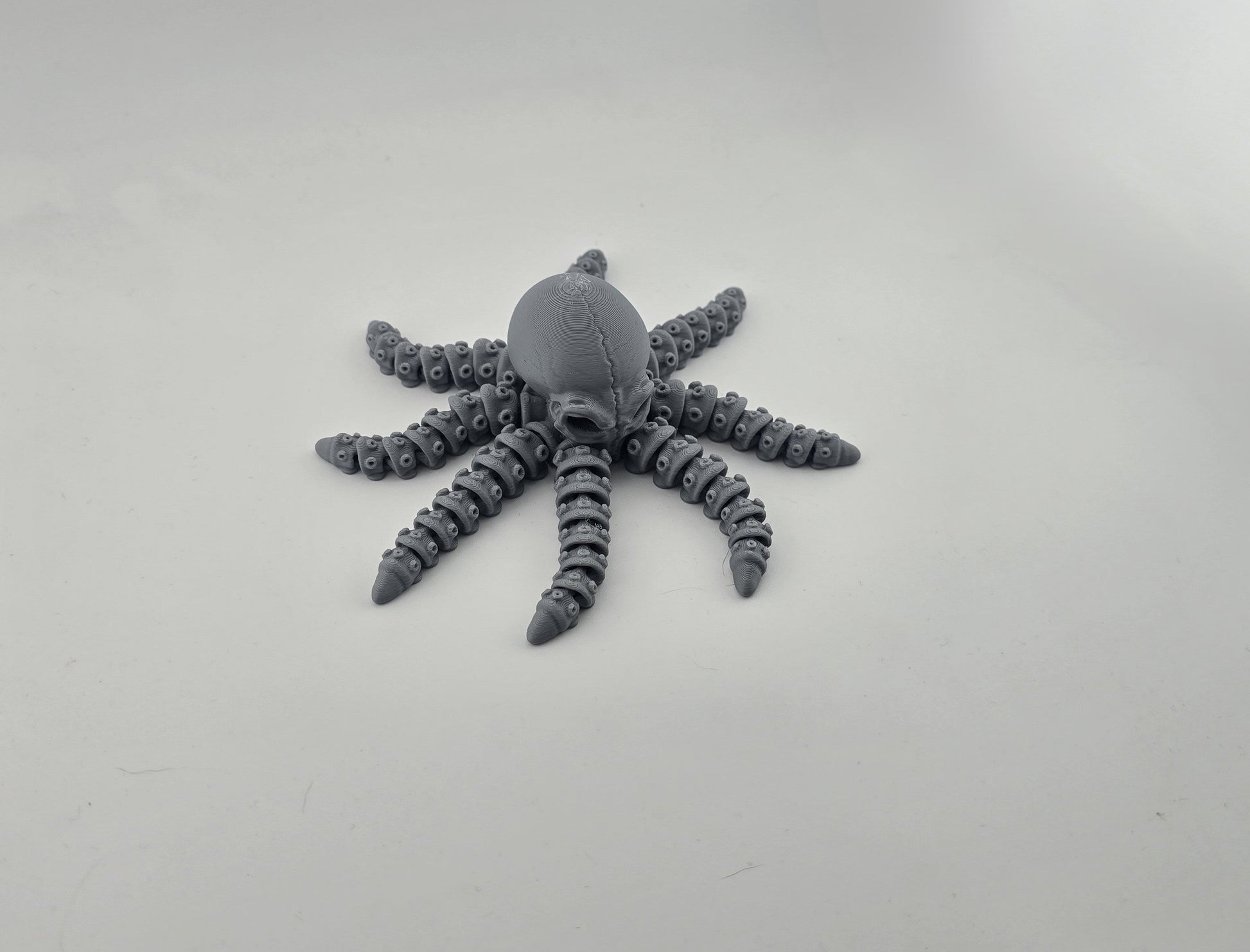 Skeleton Octopus - No Hands 3d