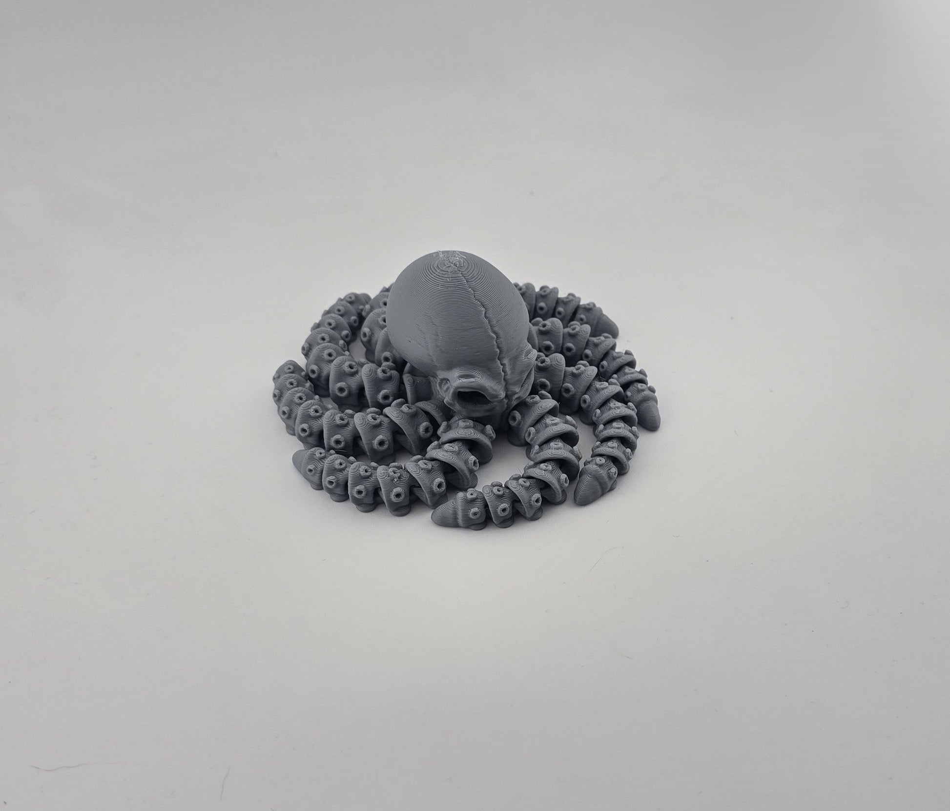 Skeleton Octopus - No Hands 3d
