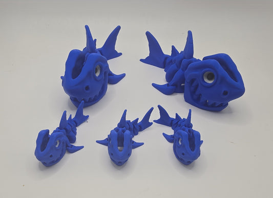 Skeleton Shark - No Hands 3d