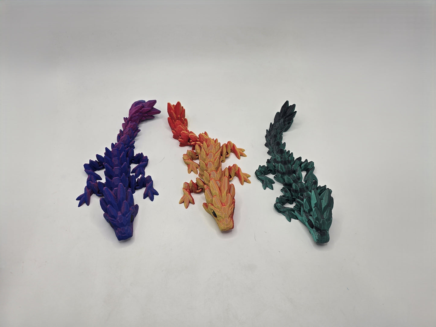 Small Gemstone Dragons - No Hands 3d