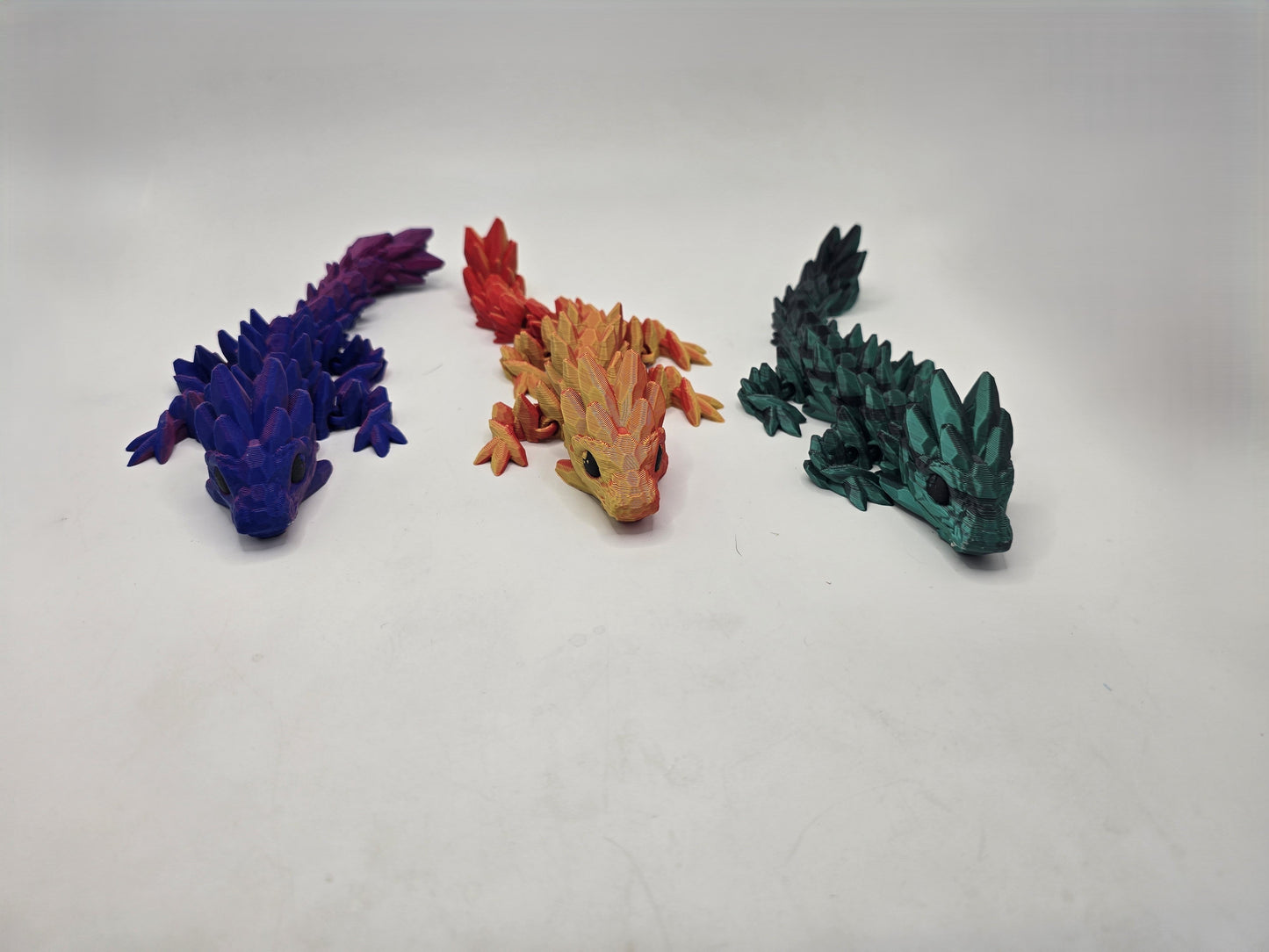 Small Gemstone Dragons - No Hands 3d