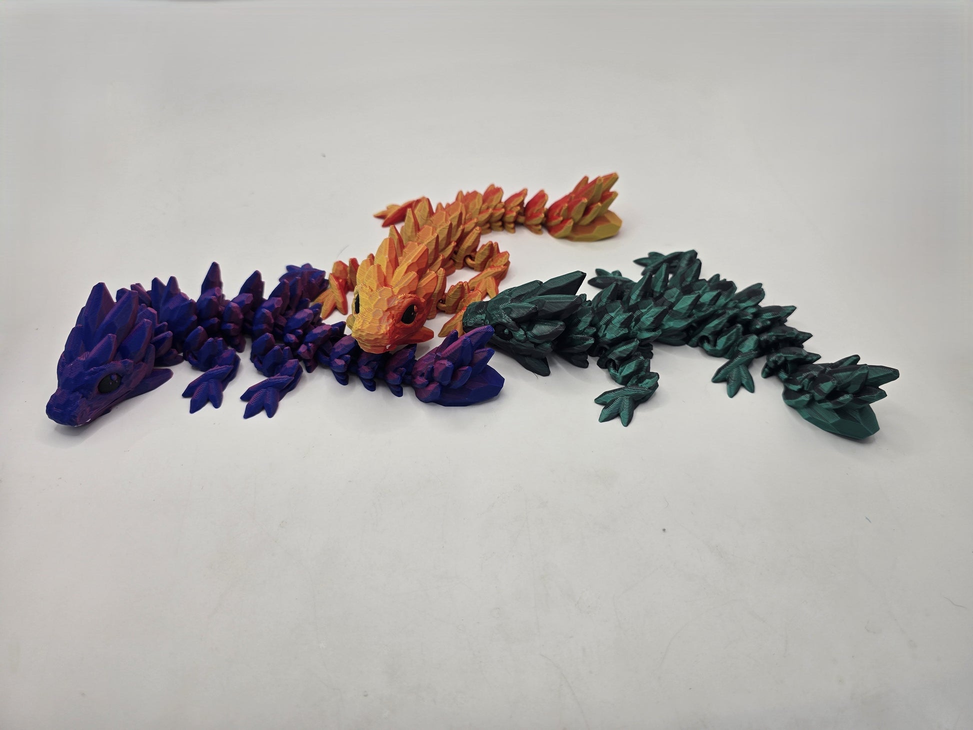 Small Gemstone Dragons - No Hands 3d