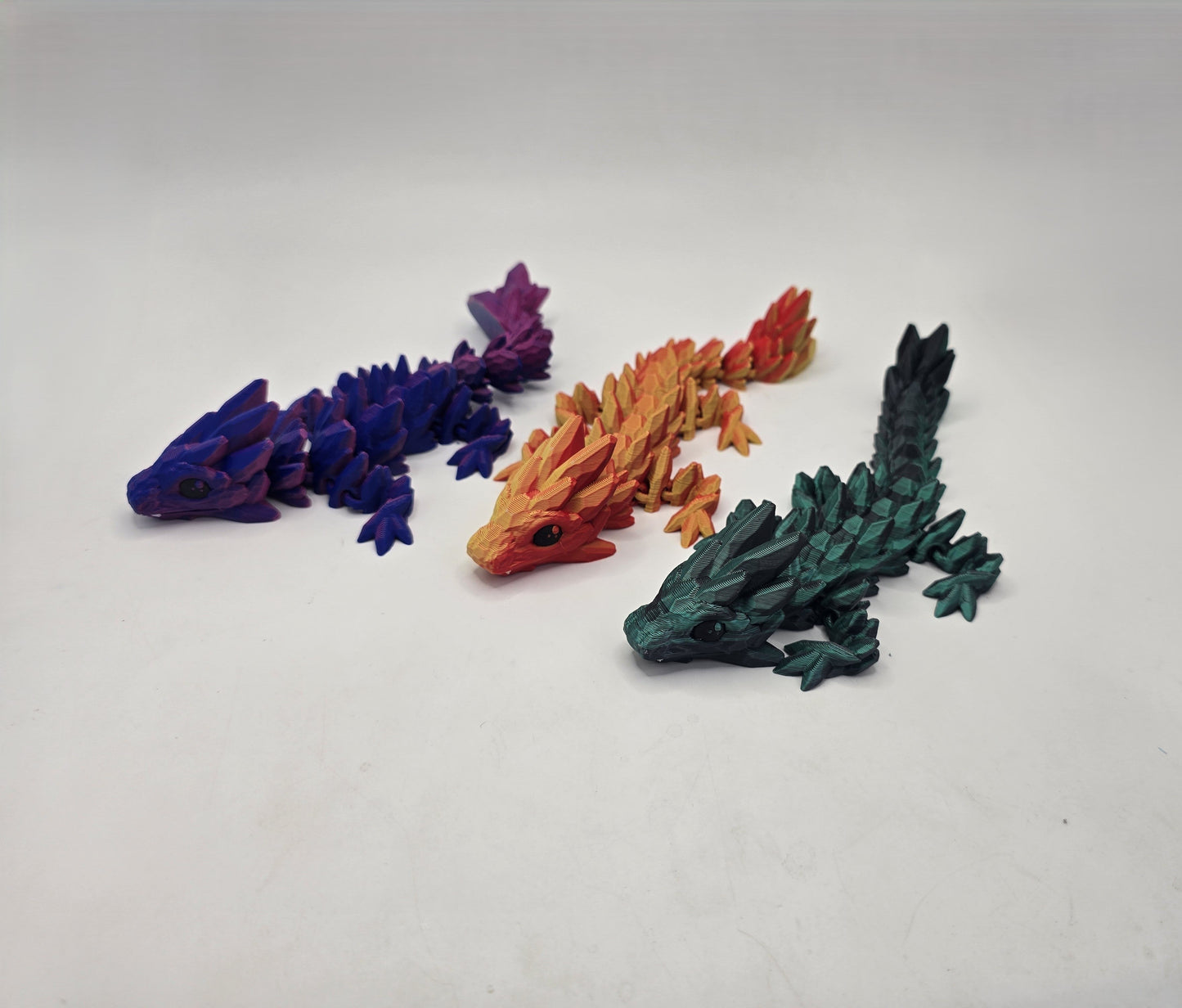 Small Gemstone Dragons - No Hands 3d