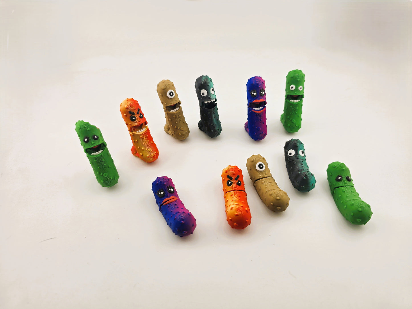 The MINI Emotional Support Pickles - No Hands 3d