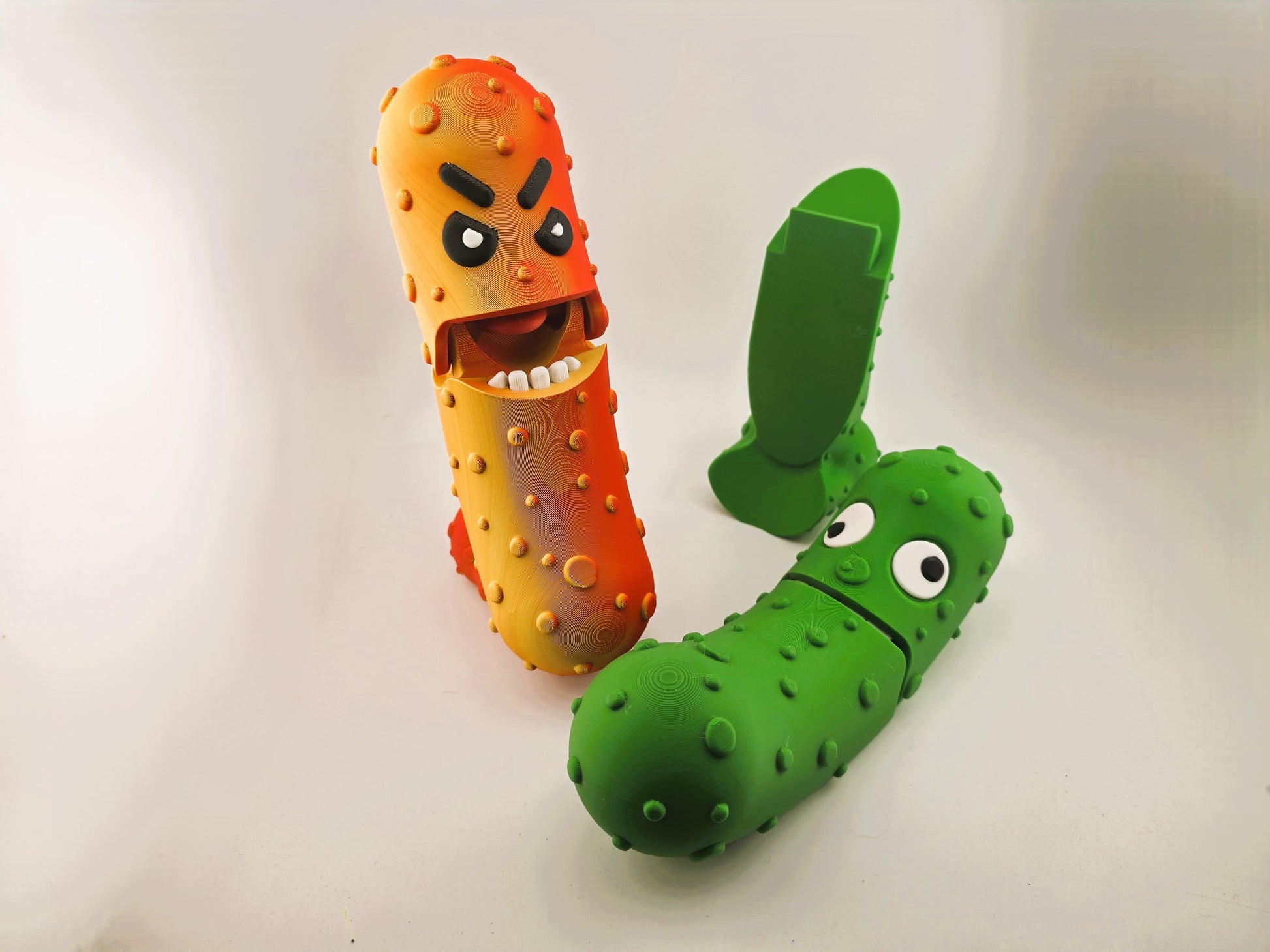 The MINI Emotional Support Pickles - No Hands 3d