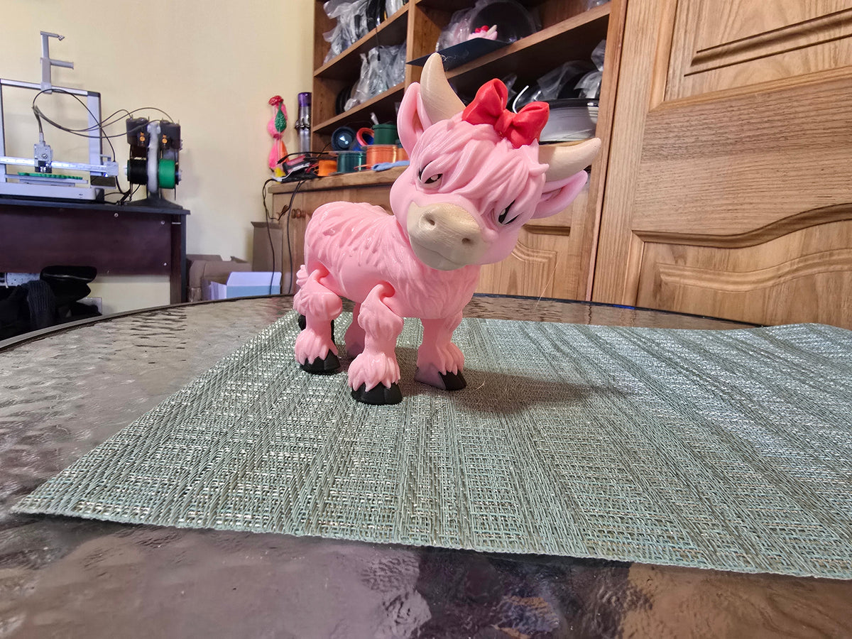Valentines Highland Cow - Limited edition – No Hands 3d