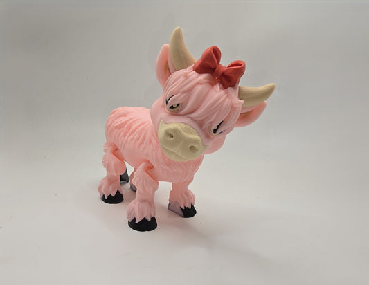 Valentines Highland Cow - Limited edition - No Hands 3d